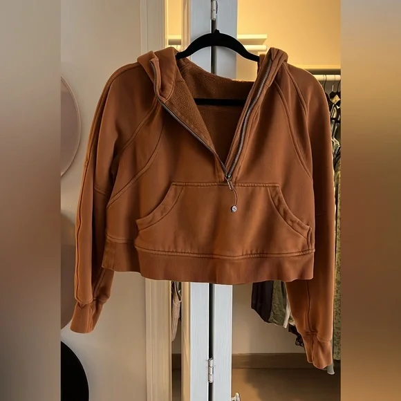 Lululemon Women’s Oversized Scuba Hoodie - Burnt Orange - Picture 1 of 2